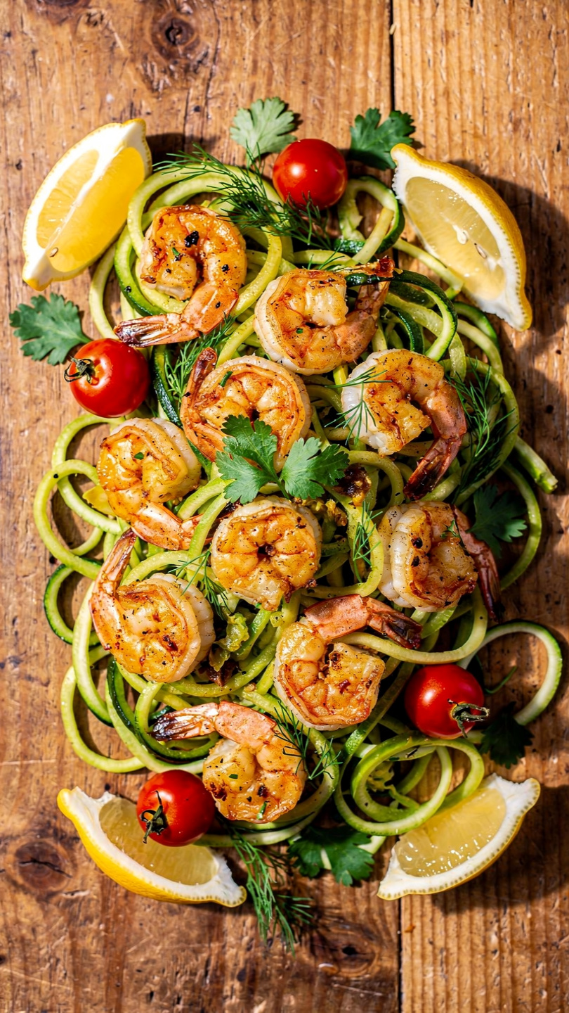 Whole30 Blackened Shrimp Tacos with Mango Slaw