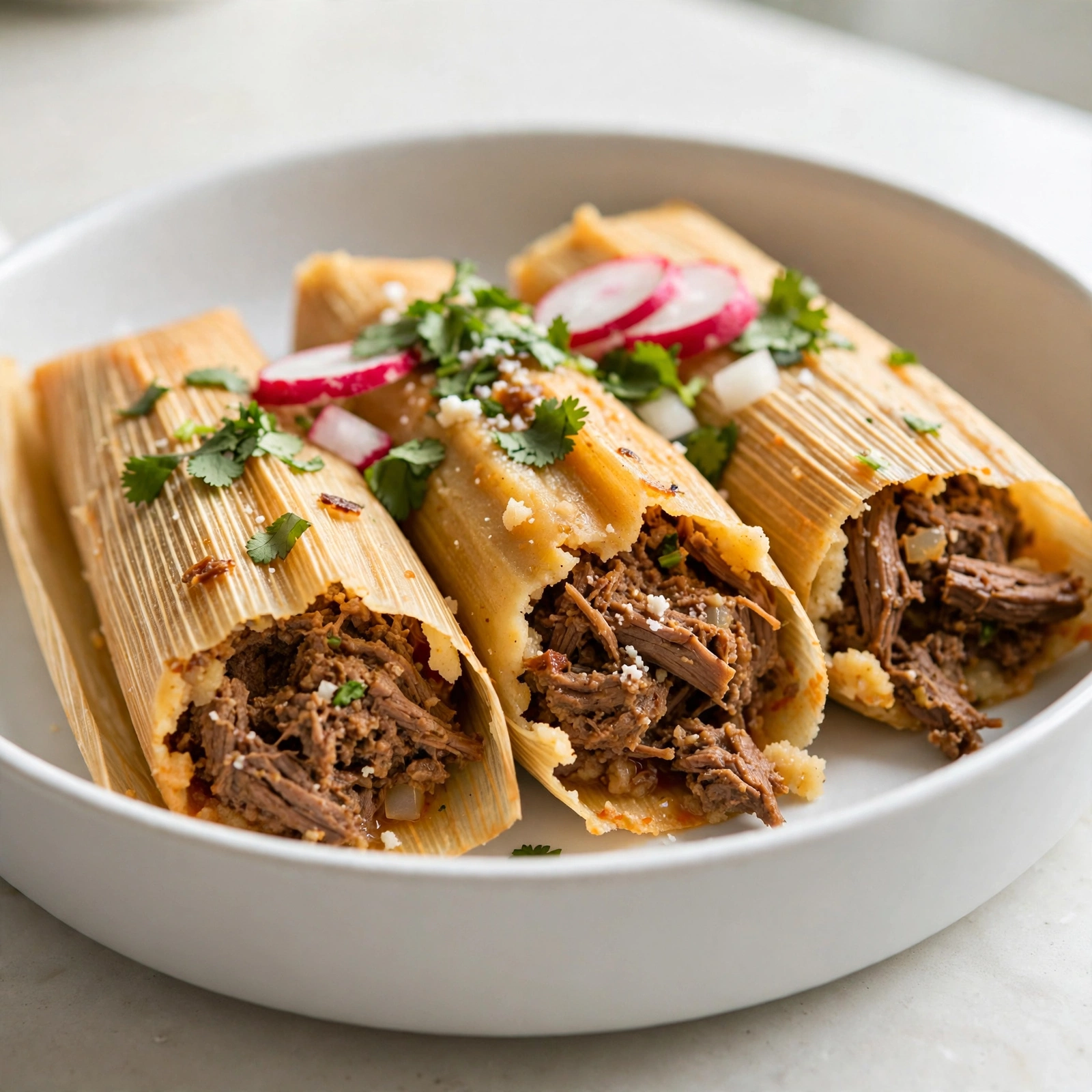 Homemade Beef Tamales