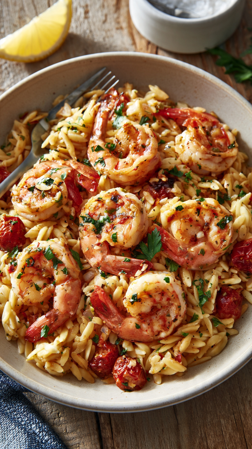 Marry Me Shrimp and Orzo Pasta