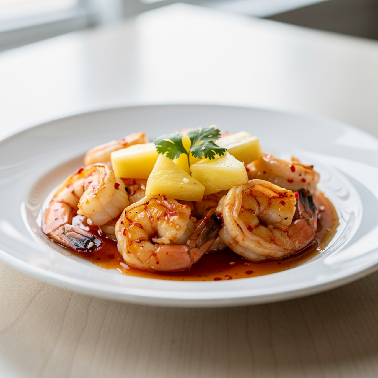 Sweet Chili Pineapple Shrimp