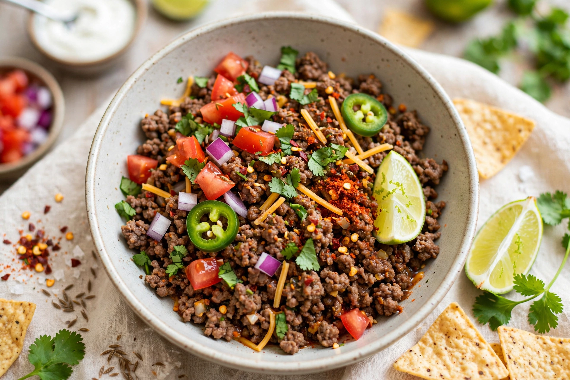 Taco Bell Ground Beef Skillet
