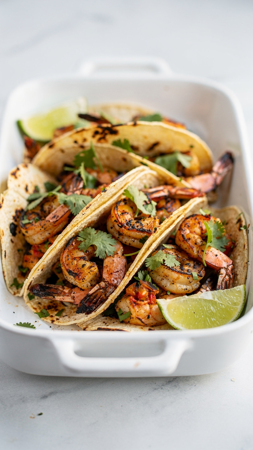 Whole30 Blackened Shrimp Tacos